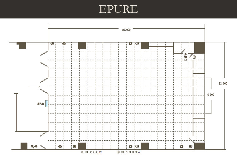 大宮サンパレス/GLANZ 宴会・会議の会場 エピュール