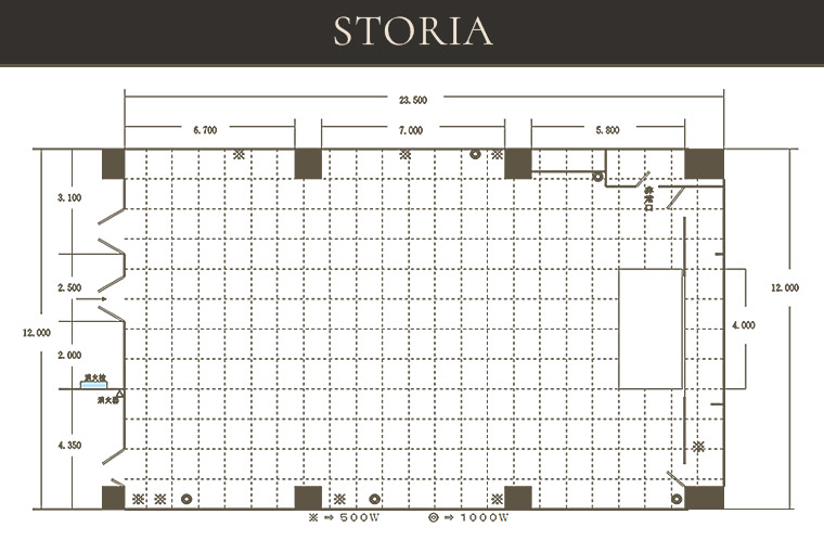 大宮サンパレス/GLANZ 宴会・会議の会場 ストーリア